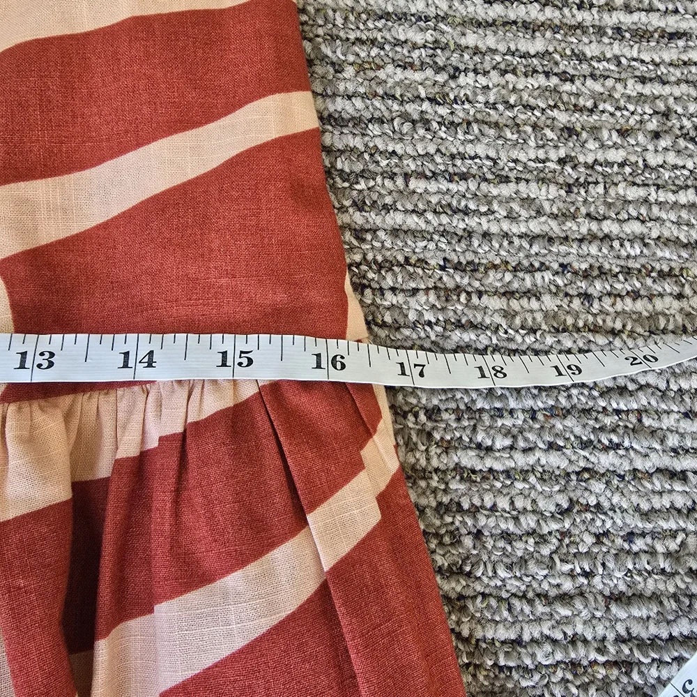 Mon Renn Surreal Spaghetti Strap Tiered Skirt Midi Dress In Tropico Print NWT S